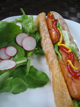 料理,バケットサンド