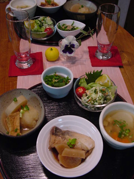 料理,献立,ブリ大根