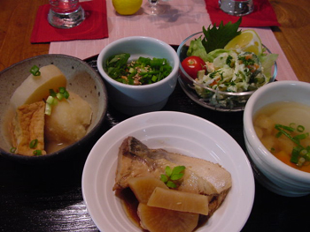 料理,献立,ぶり大根