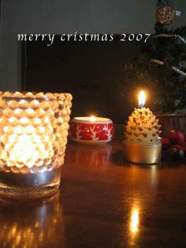 クリスマスキャンドル