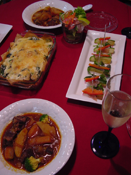 料理,クリスマスディナー