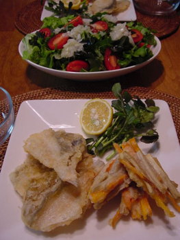 料理,サラダ,揚げ物