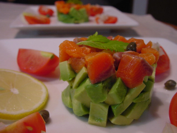 アボカドサーモン