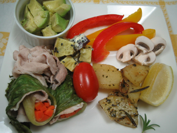 料理,お野菜プレート