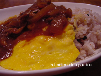 オムハヤシライス