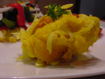 カボチャのサラダ