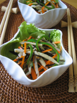 ひじきと乾燥ごぼうのサラダ