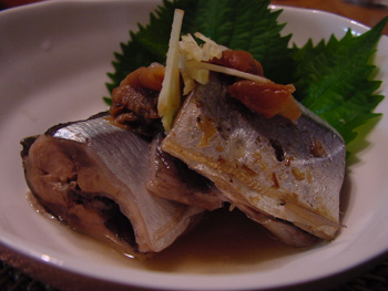 秋刀魚の梅煮