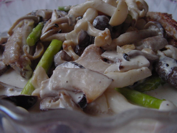 チキンのきのこクリーム