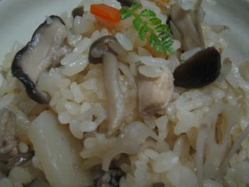 キノコご飯