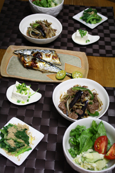 牛肉ピーマンもやし炒め